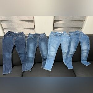old navy pull-on bundle  jeans girls size 6/7